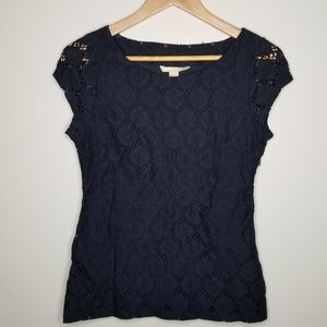 Banana Republic True Navy Blouse